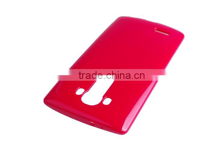 New arrival Candy color glossy tpu case for LG G4
