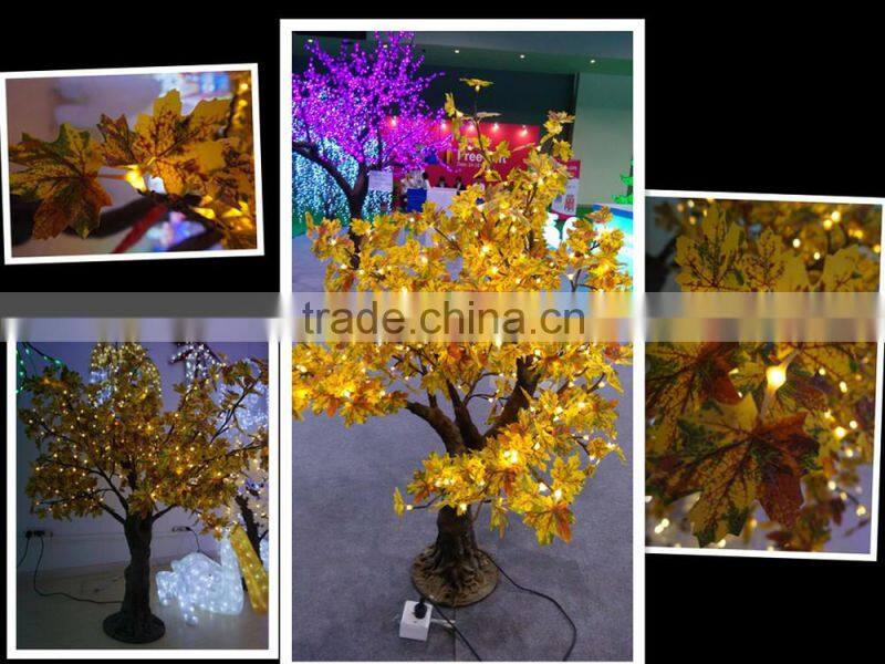 2016 New product Decorative Led Artificial Japanese Maple Tree