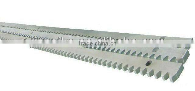 high quality white galvanized sliding gate gear rack