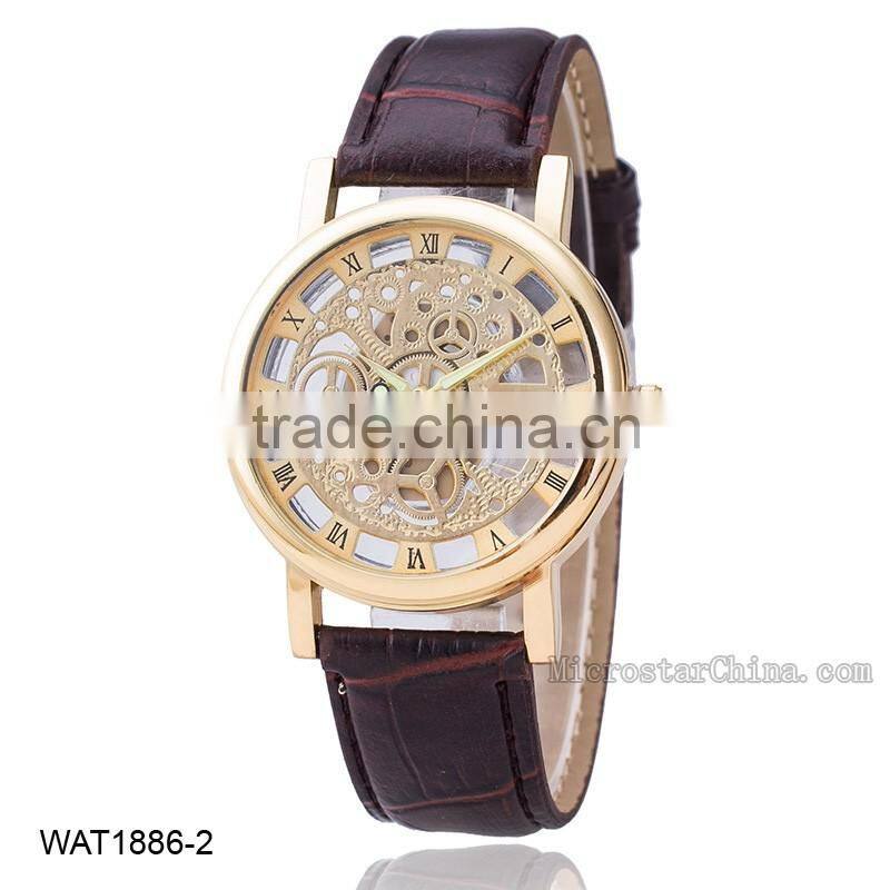 2016 Navy Blue Canvas Strap Wrist Watch