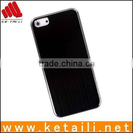 METAL Aluminum Wire Drawing Snap-On Hard Case Cover for iPhone 5