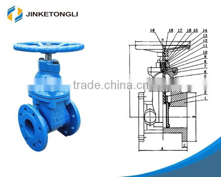 made in china urban construction Stainless Steel resilient seated gate valve