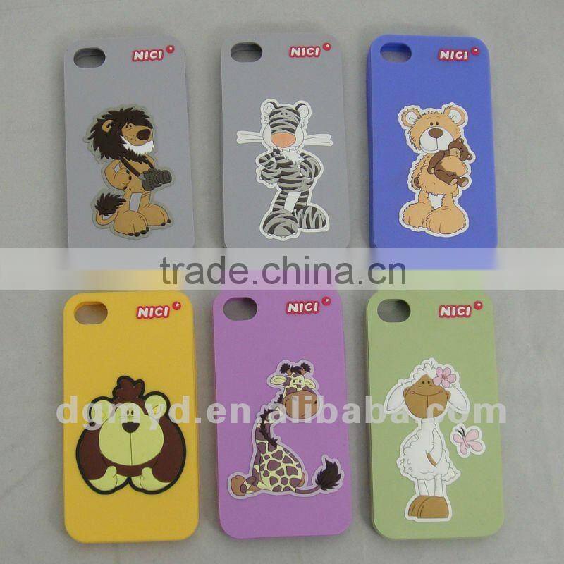 embossed castle design silicone cheap designer cell phone cases