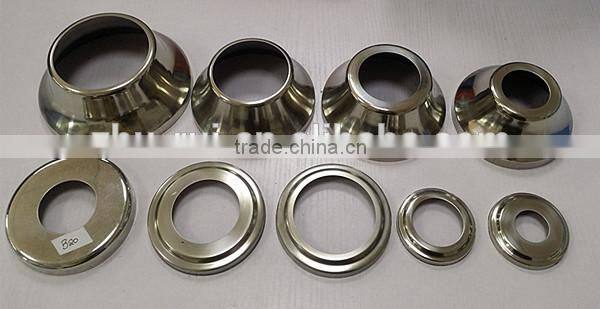 33.7mm Pipe Support 304 Stainless Steel Handrail Holder Mounted Glass Fitting