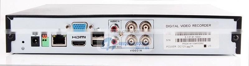 4Pcs 2.0MP Fisheye lens 360 Degrees View 2MP IR Indoor Dome Camera 4CH Surveillance Security CCTV System