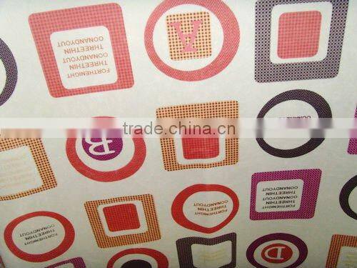 printed velvet mattress fabric