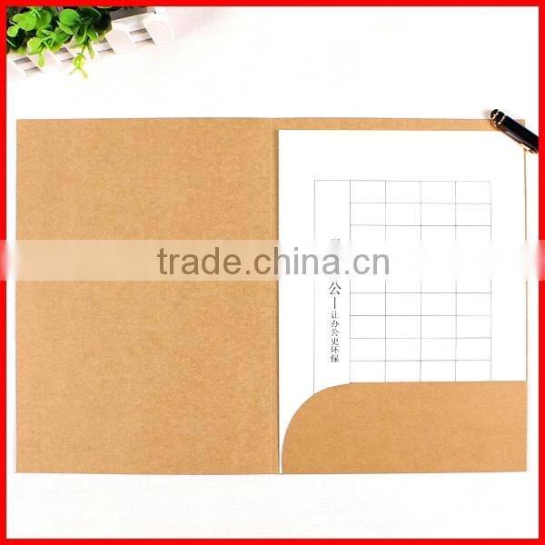 Eco-friendly Durable Kraft Paper File Folder Wholesale