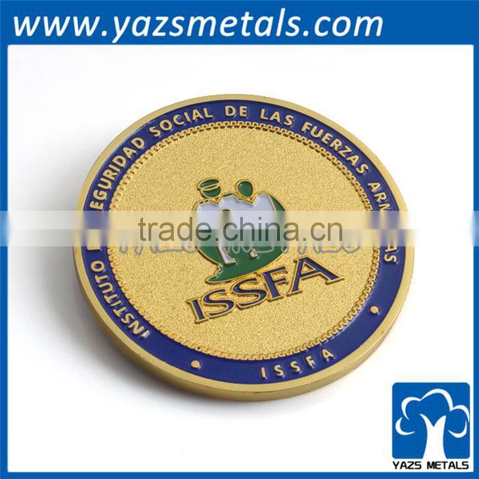 custom design engrave metal timer coin