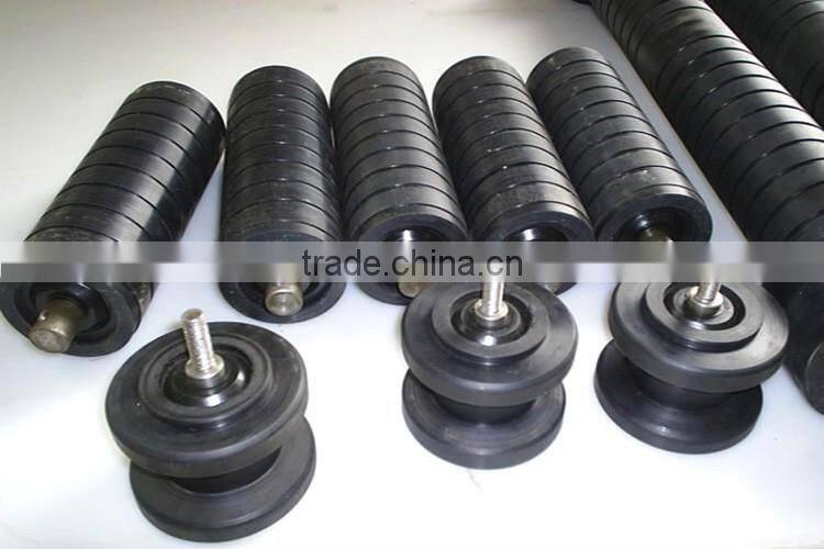 conveyor coated rubber roller made in China