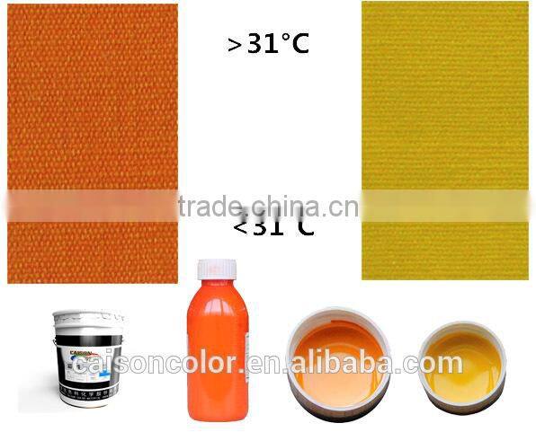 color changing paste pigment color changing at 35Celsius