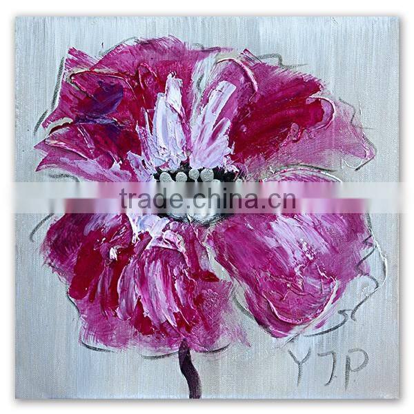 wall decoration products of Handmade Modern Flower Oil Painting