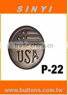Press Snap Fastener Cap LOGO P-22
