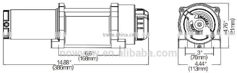Cable puller electrical winch NVT4500(4500lbs)