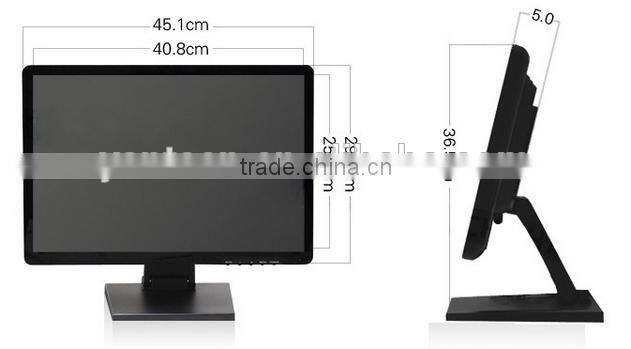 Widescreen 19"touch screen led monitor with VGA+USB interface