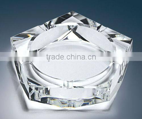 crystal ashtray 3D Laser Engraved Crystal Crafts (G-397)
