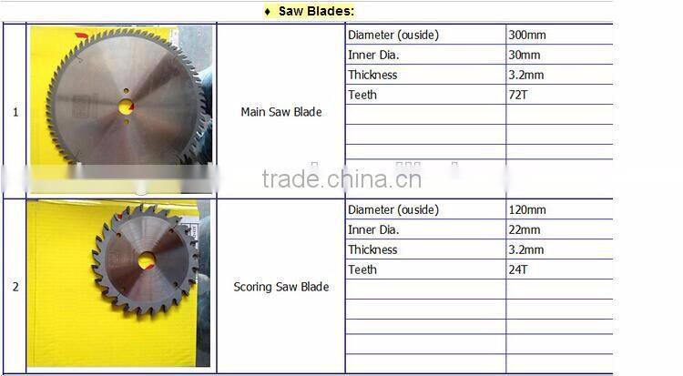 hot sale qing dao computer panel saw whatsapp 0086-13969799452