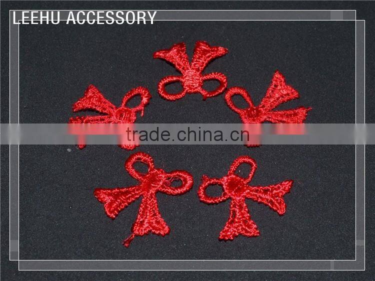 Wholesales underwear and garment with many colors Water soluble lace bow