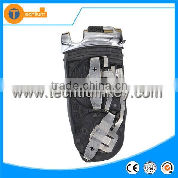 3 button smart metal remote key blank case shell with mechanical blade battery clamp for Mercedes Benz S350 S500 S55 S600 AMG