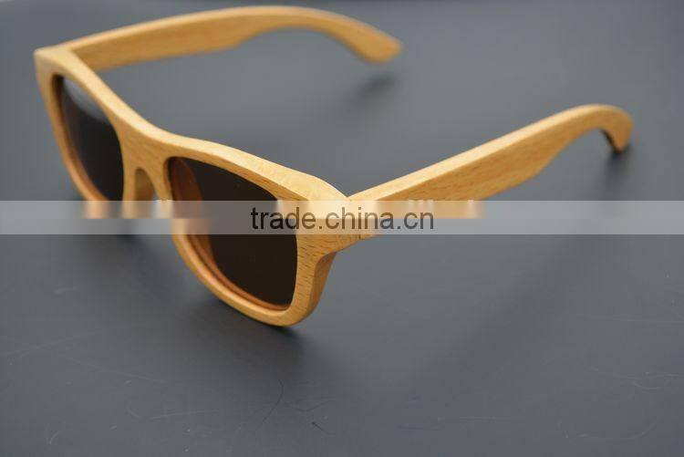 2015 OEM Newest Wood Glasses 100% Nature Wholesale Handmade Custom Bamboo Eyewear Du Wood Sunglasses