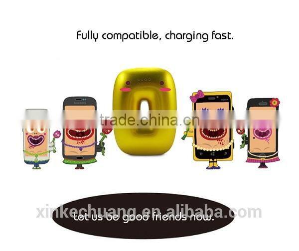 Guoguo 5200mAh long lasting high efficient safety dounts portable external mobile power bank for smartphone