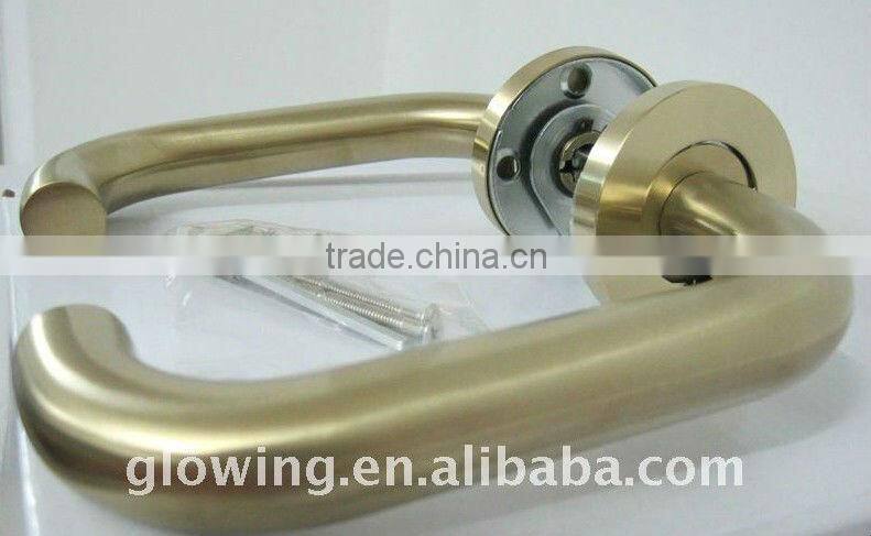 HL001 Stainless steel tube lever type industrial door handle