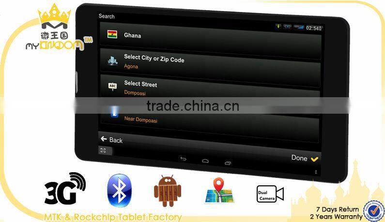 6.95 inch vatop tablet pc 3g sim card slot with Capacitive 5 Point Touch Screen