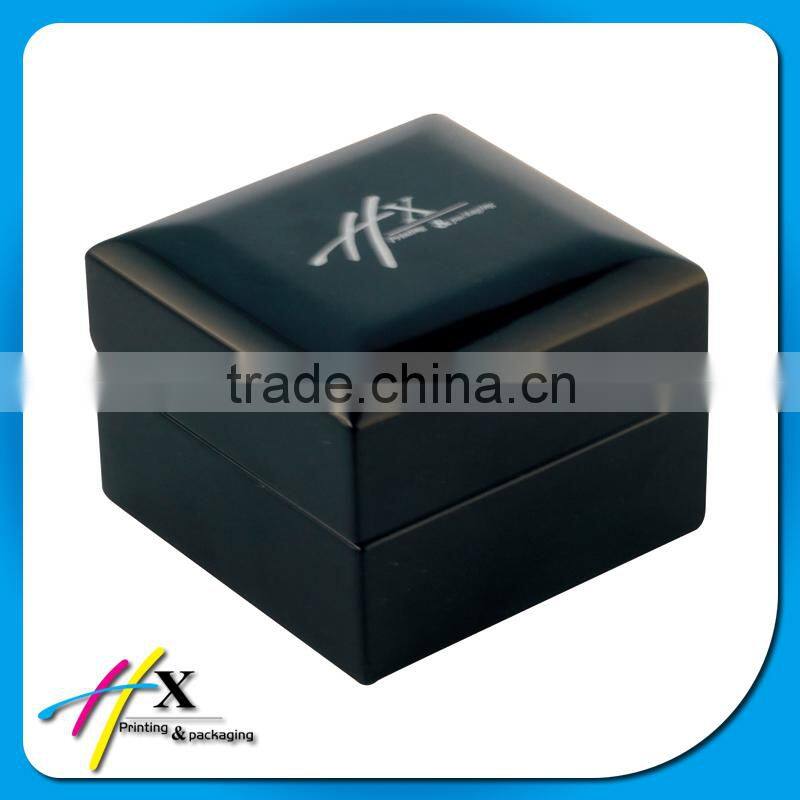 black wooden box for long bracelet packaging