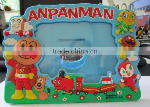 Rubber soft pvc photo frames for promotion