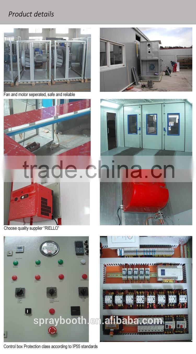 JF car sand booth auto polishing room offer clean space automotive machine