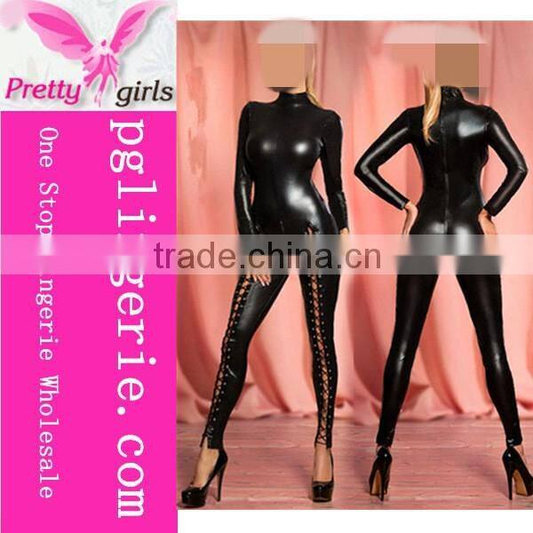 New Fashion Sex Latex Leather Jumpsuits For Women Catwomen