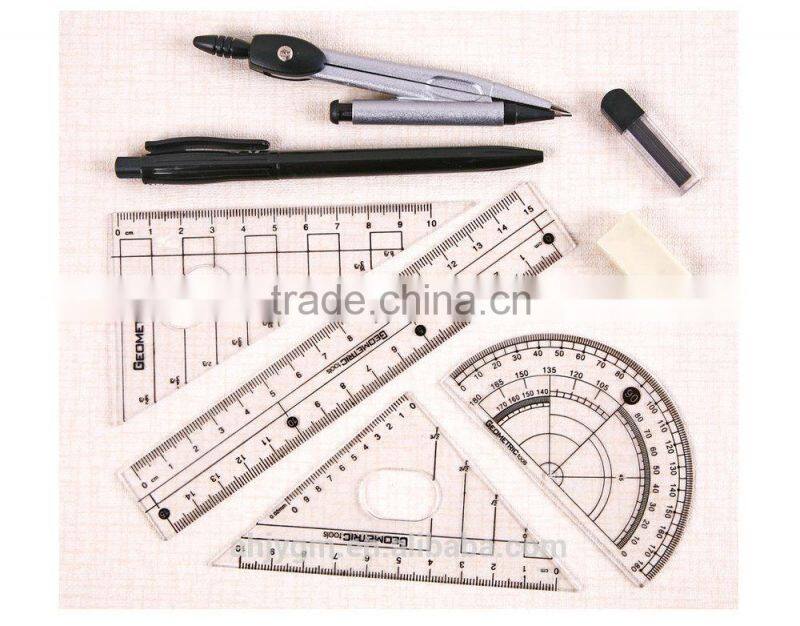 Two Layers Zinc Alloy Compasses Divider Set/math compass