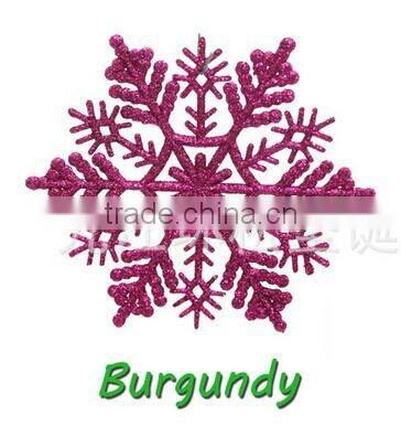 wedding accessory clear plastic snowflake