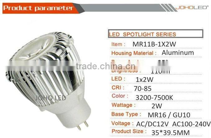 LED MR11Sport Lighting Led MR11 2W 12V Lamps