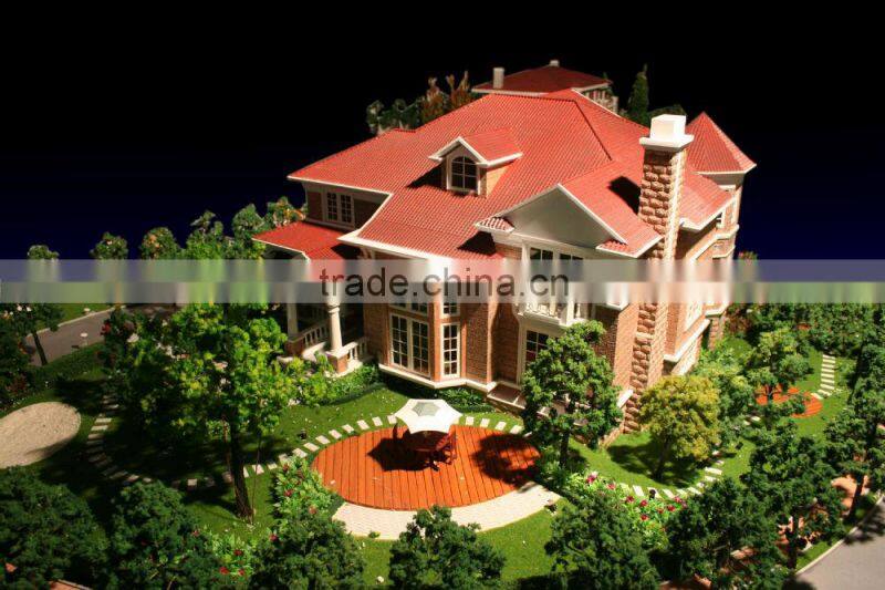 Custom villa building model/architectural model builder