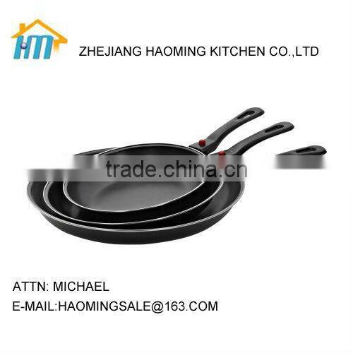 carbon steel 3pcs frying pan set