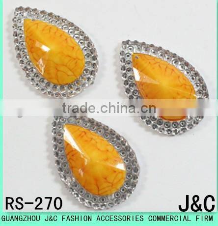 29 mm round white AB flowers Acrylic stone