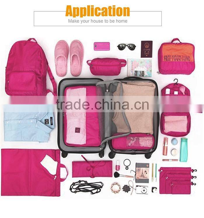 Polyster Breathable Men and Women Packing Cubes, Travel Bag for Luggage Organizer