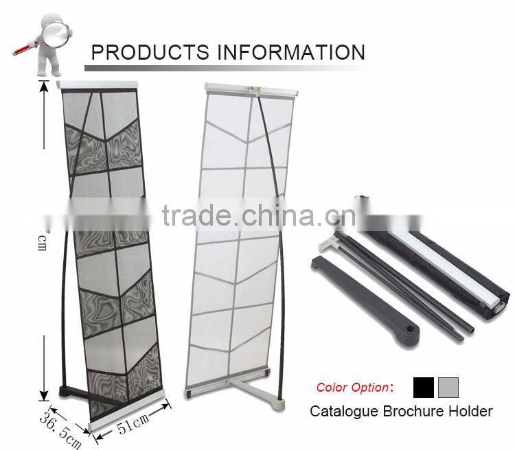 High quanlity! Magazine holder net type double row literature stand