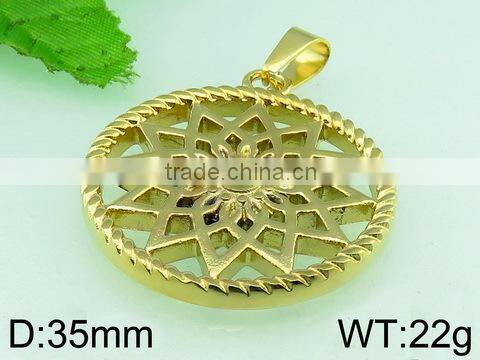 Best Seller Pendant 18ct Gold Pendants Women Simple Design Jewelry