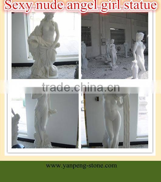 sexy nude angel girl statue