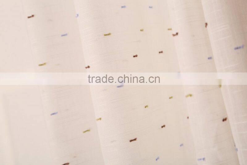 sheer polyester voile eyelet curtain drapes