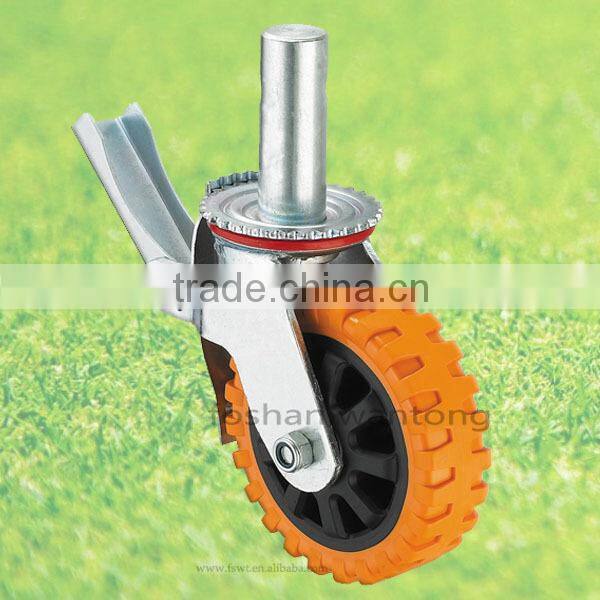 Hot Sale Top Plate Polyurethane Industrial Hardware Caster Wheel