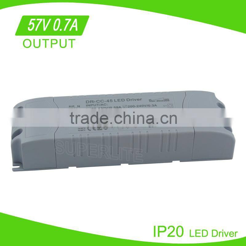 led driver power supply 57v 40w 0.7A led power driver