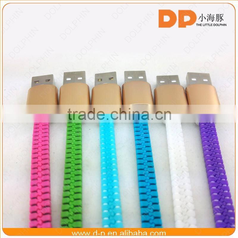 wholesale alibaba USB 2.0 zipper charging cable type Cµ usb cable for smartphone