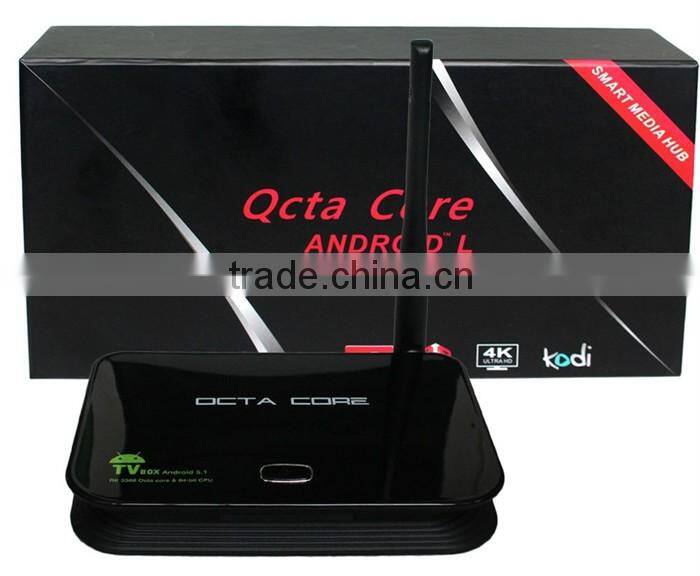 Z4 Android 5.1 Lollipop OS RK3368 Octa Core 64Bit TV Box 2GB RAM 16GB ROM BT 4.0 Dual wifi 2.4G 5.8G Set Top Smart Media Player