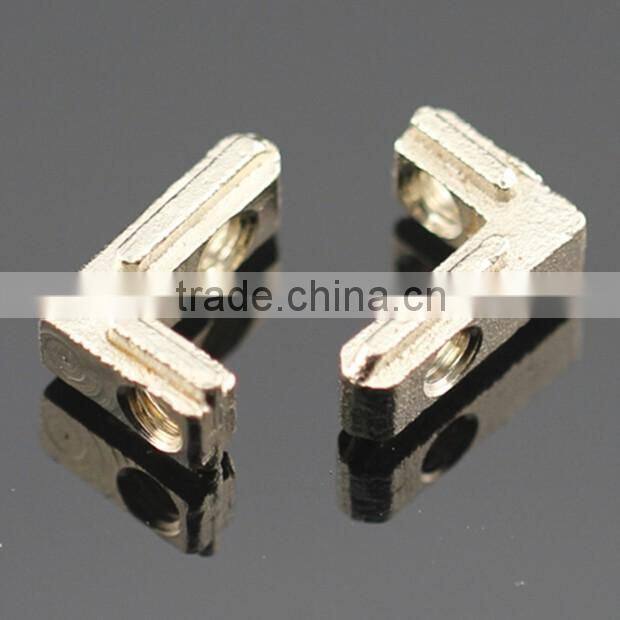 L Shape 90 Degree Corner Connectors Joint Interior Brackets T Slot Aluminum Profile Accessory for 2020 Serie Slot 6
