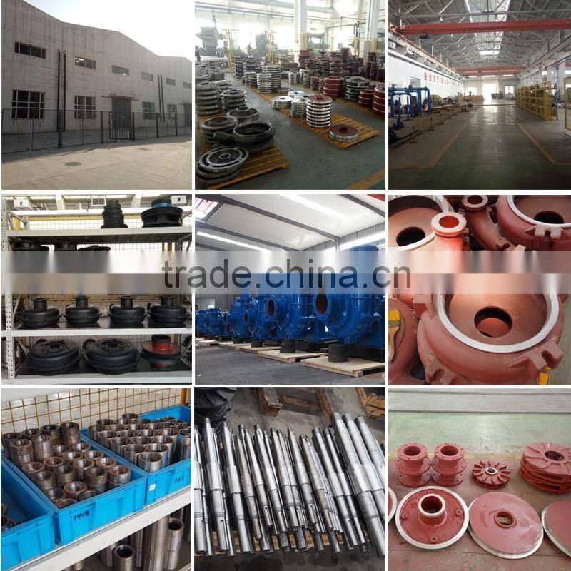 Centrifugal slurry pump parts rubber impeller