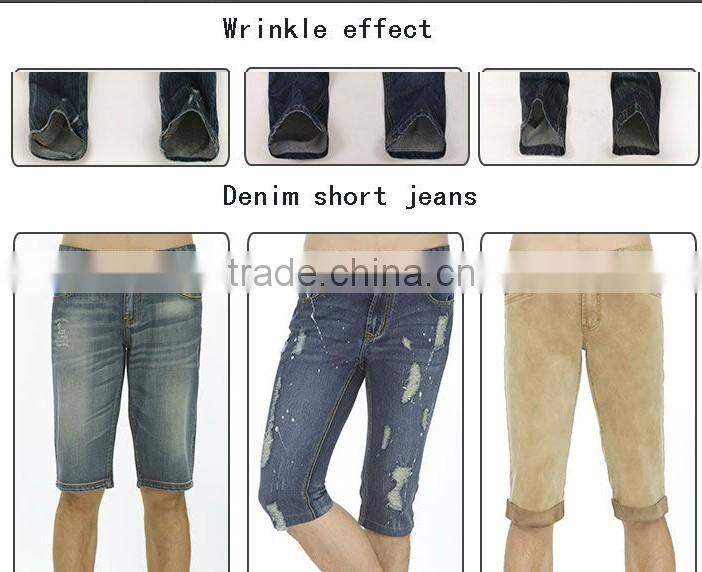 2014 Fashion Men High Waisted Denim Shorts Wholesale