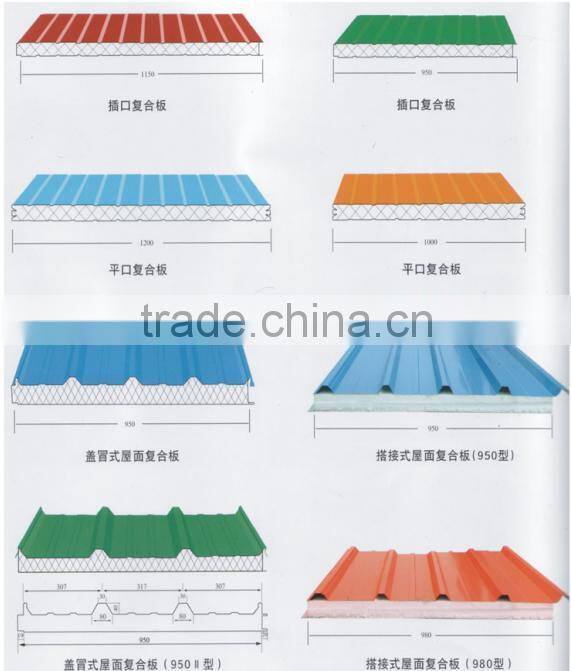 New design cold room sandwich panel xps sandwich panel