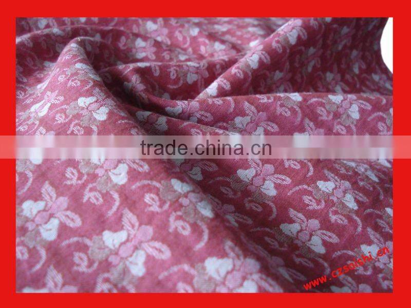 100% cotton yarn dyed jacquard fabric double layer fabric